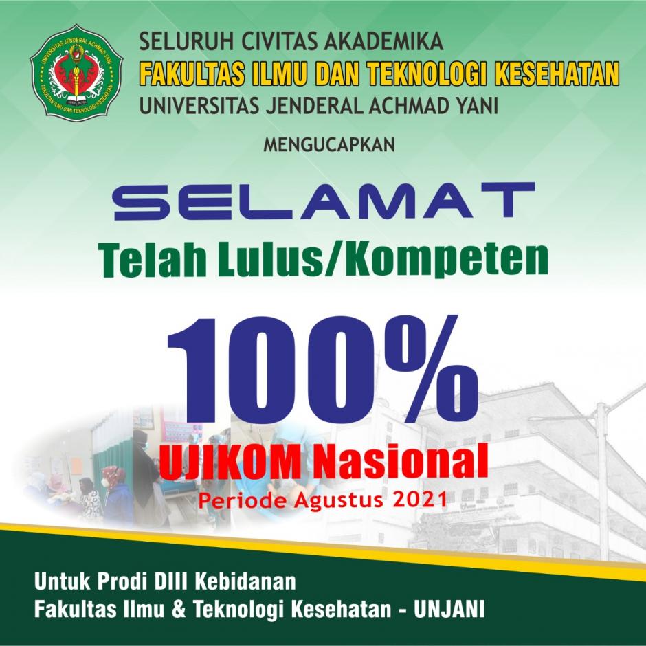 Prodi Kebidanan D 3 lulus uji kompetensi 100 %