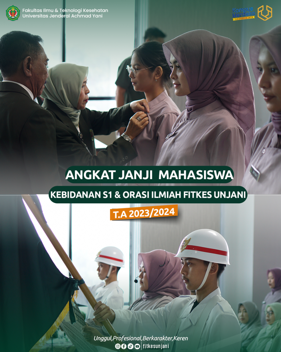 Angkat Janji Mahasiswa Kebidanan S1  T.A 2023/2024 & Orasi Ilmiah